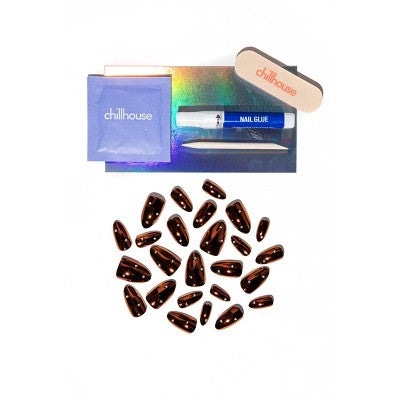 Chillhouse Chill Tips Fake Nails Design Studio Rebel in a Dress 24ct - Imperfect Box