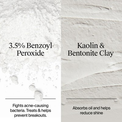 Neutrogena Evenly Clear Acne Cleansing Mask with Benzoyl Peroxide 4.2 fl oz - Imperfect Box