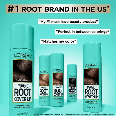 L'Oreal Paris Magic Root Cover Up Light Brown 2.0oz - New