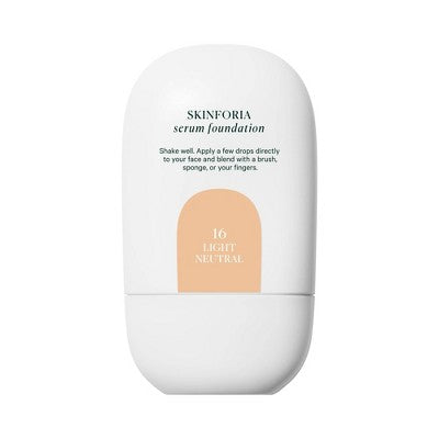 Well People Skinforia Serum Foundation 16 Light Neutral 50ml - Imperfect Box
