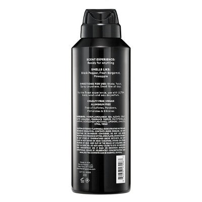 fine'ry. Men's Deodorant Spray Ultra 4oz - Imperfect Container