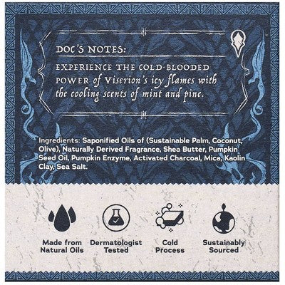 DR. SQUATCH Men's All Natural Bar Soap Viserion's Freeze 5oz - Imperfect Box