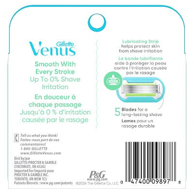 Venus Extra Smooth Women's Razor Blade Refills 4ct - Imperfect Box
