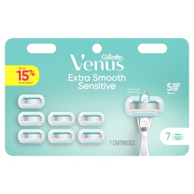 Venus Extra Smooth Sensitive Women's Razor Blade Refills 7ct - Imperfect Box