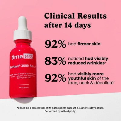 Timeless Skin Care Matrixyl 3000 Peptide Complex Serum Refill 4 fl oz - Missing Box