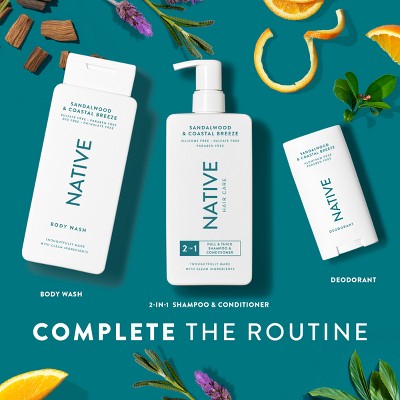 Native Limited Edition Fall Getaway Deodorant Sandalwood & Coastal Breeze 2.65oz - Imperfect Container