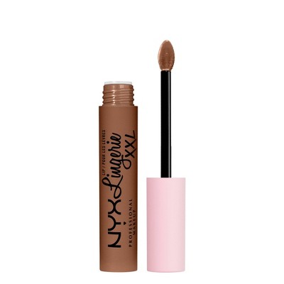 NYX Professional Makeup Lip Lingerie XXL Smooth Matte Liquid Lipstick 29 Hot Caramelo 0.13 fl oz - New
