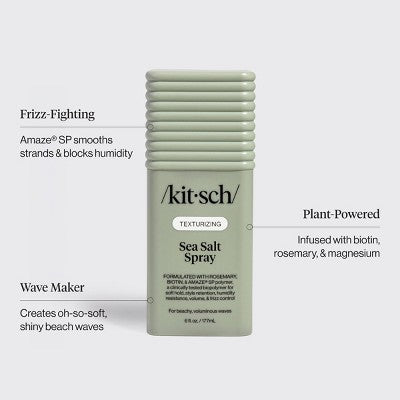 Kitsch Texturizing Sea Salt Spray 6 oz - New