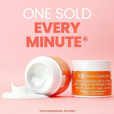 Seoul Ceuticals Korean Skin Care Snail Repair Cream 2oz - Imperfect Box