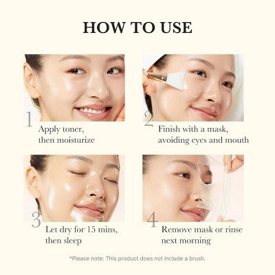 medicube Kojic Acid Turmeric Night Wrapping Face Mask Korean Skincare 2.53 fl oz - Imperfect Box