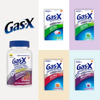 Gas-X Total Relief Chewable Tablets 30ct - New