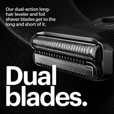 MANSCAPED The Handyman Compact Face Shaver, Portable SkinSafe Men's Travel Facial Hair Electric Razor - Imperfect Box