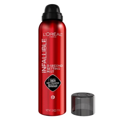 L'Oreal Paris Infallible 3-Second Up to 36HR Wear Setting Spray 3.9 oz - Imperfect Container