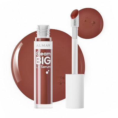 Almay Gleam Big Lip Serum, Lip Moisturizer La Vida Mocha 700 0.13 fl oz - New