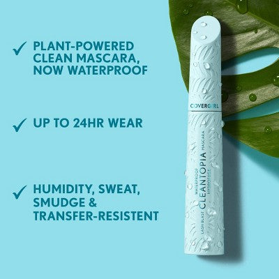 COVERGIRL Lash Blast Cleantopia Waterproof Mascara Black Brown 0.32 fl oz - Imperfect Box