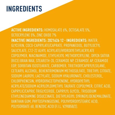 CeraVe Hydrating Sheer Sunscreen Lotion for Face and Body SPF 30 3 fl oz - Imperfect Box
