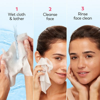 Olay Daily Facials Hydrating Cleansing Cloths Scented 66ct - Imperfect Box