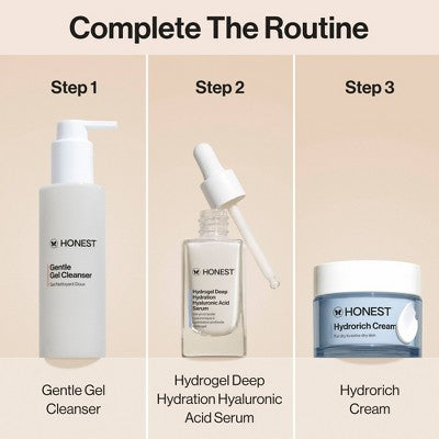 Honest Beauty Hydrorich Cream Face Moisturizer 1.7 fl oz - Imperfect Box