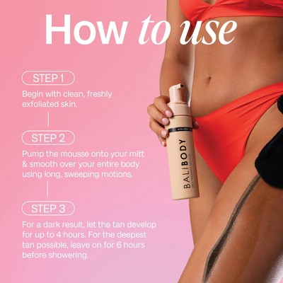 Bali Body Ultra Dark Self Tanning Mousse 6.7 fl oz - Imperfect Container