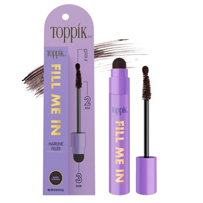Toppik For Women Fill Me In Color Touch-Up System Dark Brown 0.176oz - Imperfect Box