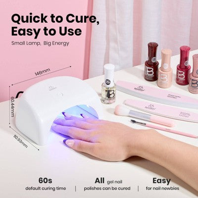 Beetles 12 Colors All In One Nail Polish Starter Kit 12ct - Imperfect Box