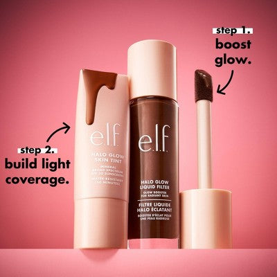 e.l.f. Halo Glow Liquid Filter Highlighter 8 Rich 1.06 fl oz - New