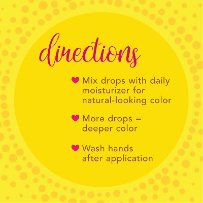 Jergens Natural Glow Instant Sun Drops Tanners 1 fl oz - Imperfect Box