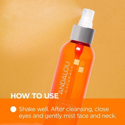 Andalou Naturals Clementine and Vitamin C Illuminating Toner 6 fl oz - New
