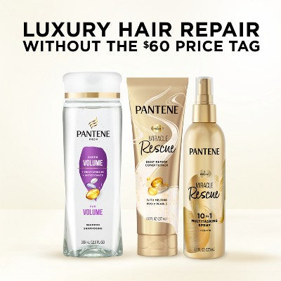 Pantene Pro-V Sheer Volume Shampoo 12 fl oz - Imperfect Container