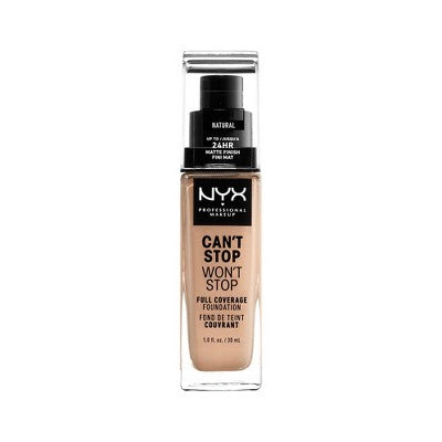 NYX Professional Makeup 24Hr Full Coverage Matte Finish Foundation 07 1 fl oz - Missing Lid