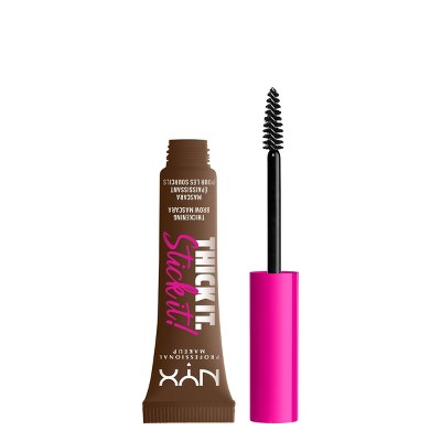 NYX Professional Makeup Thick It Stick It Brow Gel Mascara Brunette 0.23 fl oz - Imperfect Box