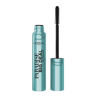 L'Oreal Paris Paradise Big Deal Volumizing and Lengthening Mascara Waterproof Black 0.33 fl oz - New