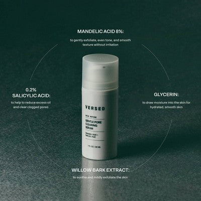 Versed Skin Refine Gentle Pore Clearing Serum 1 fl oz - Imperfect Box