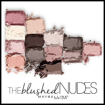 Maybelline The Blushed Nudes Eye Shadow Palette 06 0.34oz - Imperfect Box