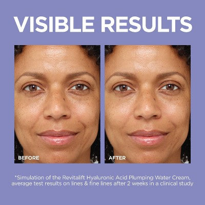 L'Oreal Paris Revitalift Hyaluronic Acid Plumping Hydrating Water Cream 1.7oz - Imperfect Box