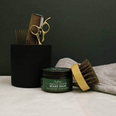 SheaMoisture Men Beard Balm Maracuja Oil & Shea Butter 4oz - Imperfect Container