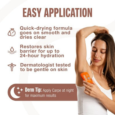 Carpe Women's 100H Sweat & Odor Control Deodorant Soft Cashmere 1.76oz - Imperfect Container
