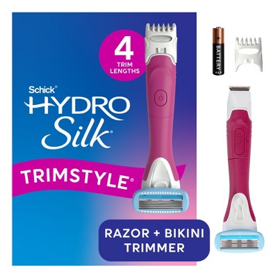 Schick Hydro Silk TrimStyle Women's Razor with Bikini Trimmer 1 Razor Handle & 1 Refill - Imperfect Box