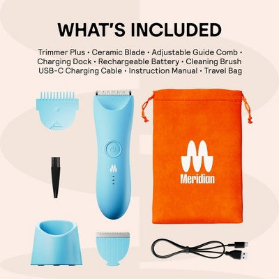 Meridian Trimmer Plus  Below-the-Belt Groomer Sky - Imperfect Box