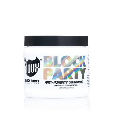 The Doux Block Party Anti-Humidity Defining Hair Gel 16oz - Imperfect Container