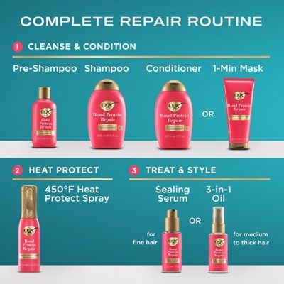 OGX Repair & Protect Bond Protein Repair 6.7 fl. oz - Imperfect Container