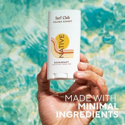 Native Limited Edition Surf Club Deodorant Golden Sunset 2.65 oz - Imperfect Container