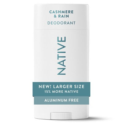 Native Men Invisible Solid Deodorant Cashmere & Rain 3.1oz - Imperfect Container