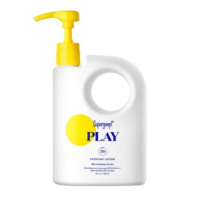 Supergoop! PLAY Everyday Hydrating Body & Face Sunscreen Lotion SPF 50 18 fl oz - Imperfect Container