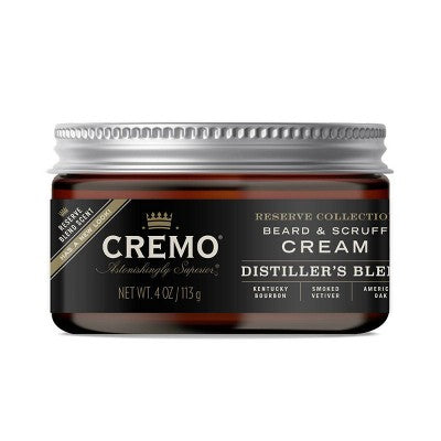Cremo Distiller's Blend (Reserve Collection) Beard & Scruff Cream 4oz - New