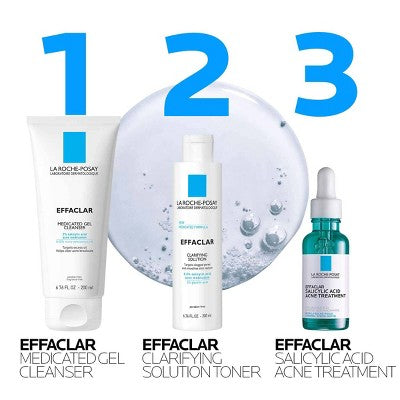 La Roche Posay Effaclar Acne Face Cleanser Medicated Gel 6.76 fl oz - Imperfect Container