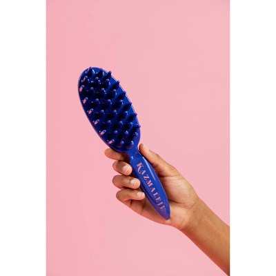 KAZMALEJE KurlsPlus Paddle Hair Comb Blue - Imperfect Box