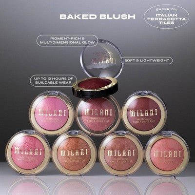 Milani Baked Blush Dolce Pink - New