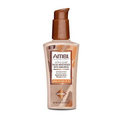 AMBI Even and Clear Daily Facial Moisturizer SPF 30 0.35 fl oz - New