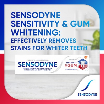 Sensodyne Sensitivity & Gum Whitening Toothpaste 3.4oz/3pk - New